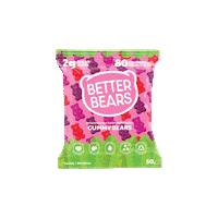 BetterBearsFoods candy gummybear vegancandy betterbears Sticker