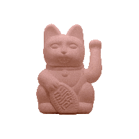 donkeyproducts cat luckycat winkekatze donkeyproducts Sticker