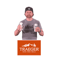 Beer Grilling Sticker by Traeger Grills