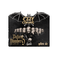 Ozzy Osbourne Sticker by Hobsons Brewery