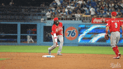 Alley Oop Dunk GIF by Cincinnati Reds