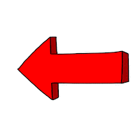 Look Here Arrow Sticker by Luigi Segre