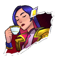 Tea Sipping Sticker by League of Legends
