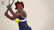 Antknee729 animation tennis wimbledon serena GIF