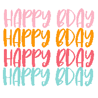 Celebrate Happy Birthday Sticker