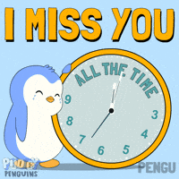 I Miss Him GIF by Pudgy Penguins