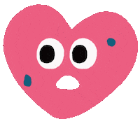 Tired Heart Sticker