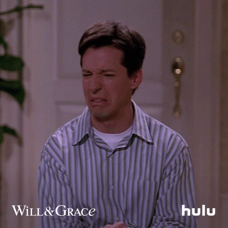 shocked will and grace GIF by HULU