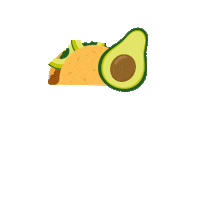 Avocado Sticker by Aguacate Fruta de la Vida
