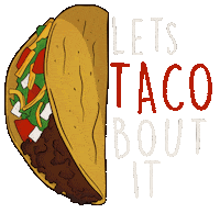 Tuesday Tacos Sticker by CBybeeVirtualSolutions