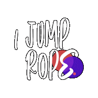 Jump Rope Elevate Sticker by Geraldo Alken