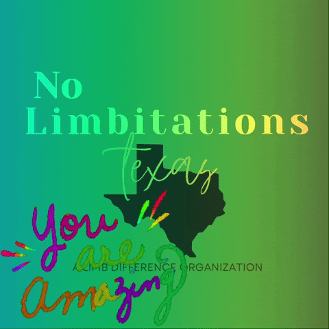 Nolimbitationstx giphyattribution youareamazing limb nolimbitations GIF