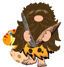 Dinosaur Gnome Sticker