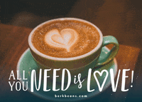 berksbeans love heart coffee good morning GIF