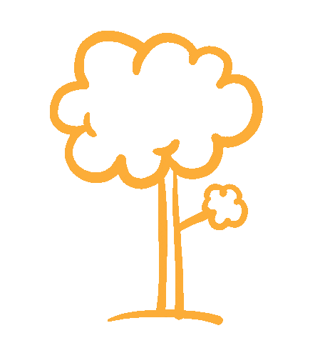 Flower Tree Sticker by Lucas Levitan