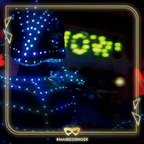 Rita Ora Neon GIF by The Masked Singer UK