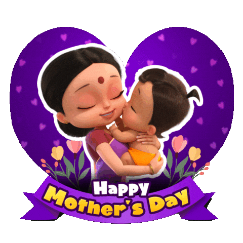 Celebration Mom Sticker by Chhota Bheem