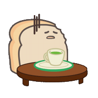 Tired Tea Sticker by Tasty Toastys