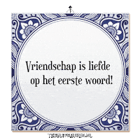 Hart Trots Sticker by Tegelspreuken.nl