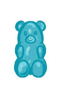 sturturro bear candy gummy gummybear Sticker