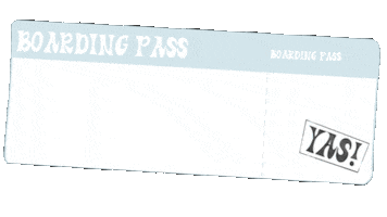Flying First Class Sticker by Alexandra Five