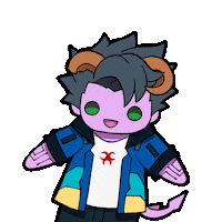 Happy Jump Sticker