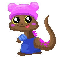 Language Learning Animation Sticker by Dinolingo - online language learning platform for kids