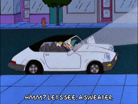 Season 12 Car GIF by The Simpsons