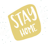 Home Stay Positive Sticker by zartmintdesign