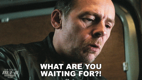 Paramount Pictures Why Wait GIF by Mission: Impossible