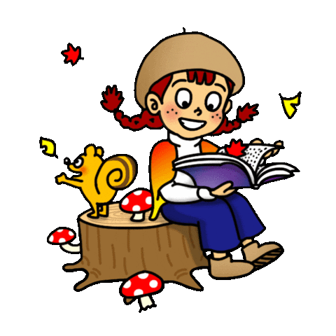 book season Sticker by ICHIGEN