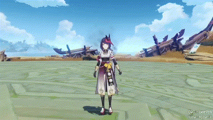 stardenburdenhardenbart giphyupload genshin impact kujou sara genshin impact 21 GIF