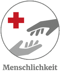 Roteskreuz Menschlichkeit Sticker by DRK Ravensburg