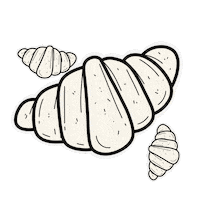 Croissant France Sticker