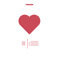 jungehelden love heart life help Sticker