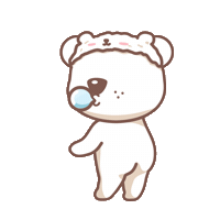 Bear Mask Sticker by hello bear!
