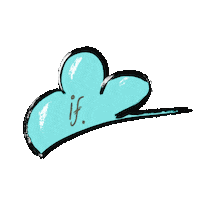 ifandart art sad water rain Sticker