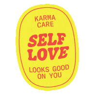 Karmacare skincare good karma karma care selfcare selflove Sticker