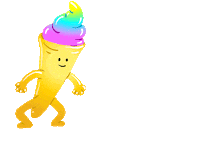 Ice Cream Omg Sticker by Neil Sanders