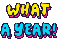 New Year What Sticker