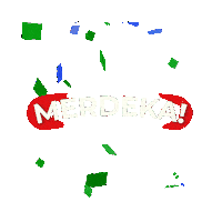 binaarthaventura indonesia spirit independence day merdeka Sticker