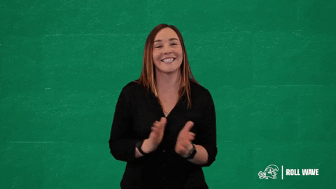 Volleyball Cheering GIF by GreenWave