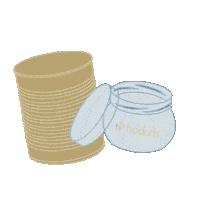 Glas Sticker by Hodum_GmbH