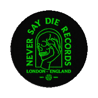 neversaydie edm bl bass dance music Sticker