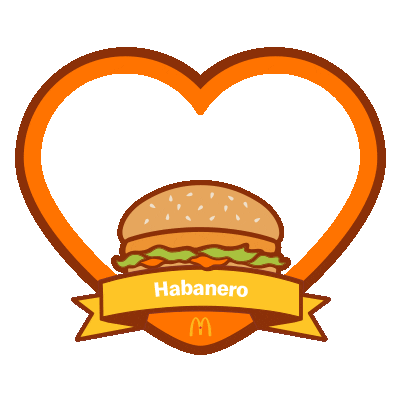 chicken burger Sticker by McDonald's Canada