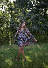 carolynmillermusic happy laugh fall nyc GIF