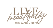 Katrina Scott Sticker by Live Beautifully
