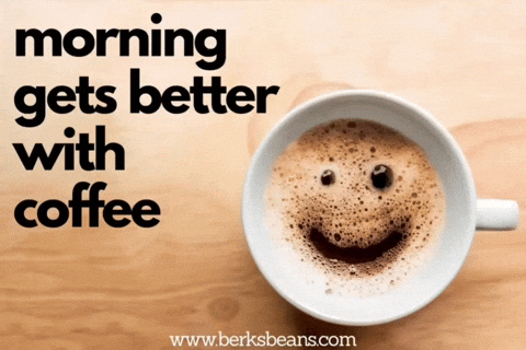 Good Morning GIF by Berk's Beans Coffee