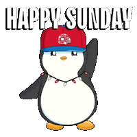 Happy Sunday Day Sticker by Pudgy Penguins