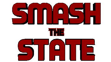 Smash The State Sticker by OpticalArtInc.